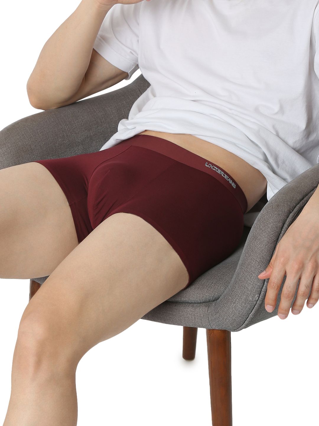 Underjeans Wine Regular Fit Trunk