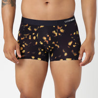 Underjeans Black Nylon Blend Trunk