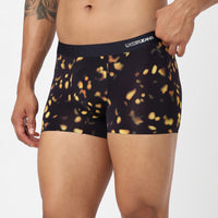Underjeans Black Nylon Blend Trunk