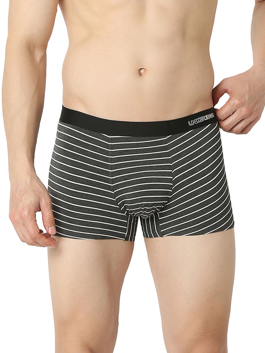 Underjeans Grey Regular Fit Trunk