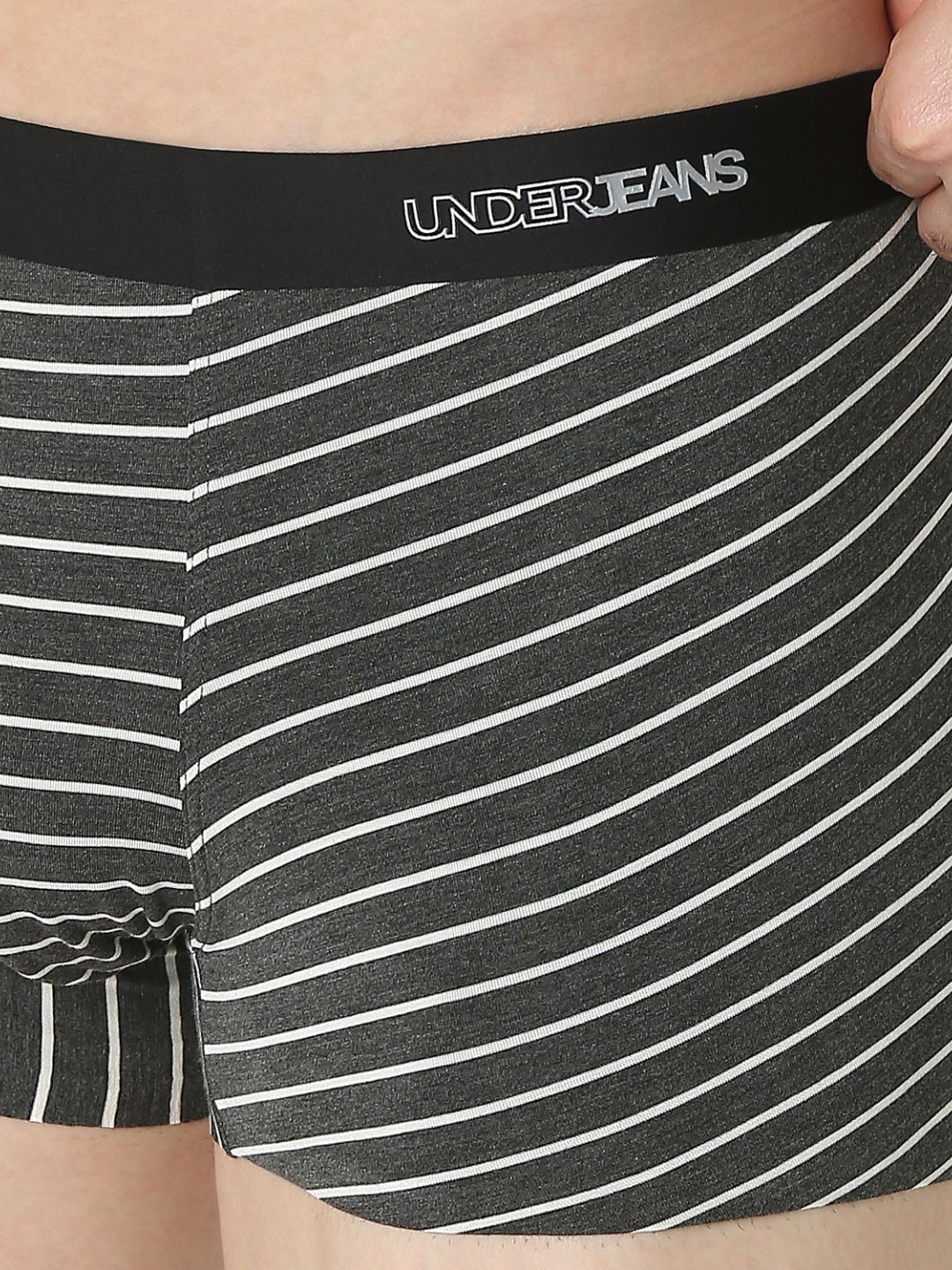 Underjeans Grey Regular Fit Trunk