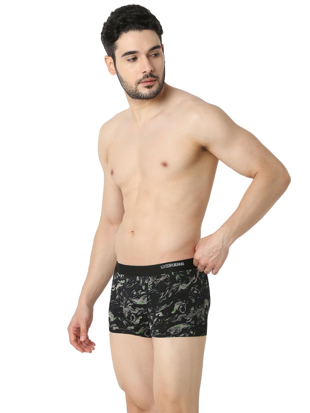 Underjeans By Spykar Men Premium Black Trunk