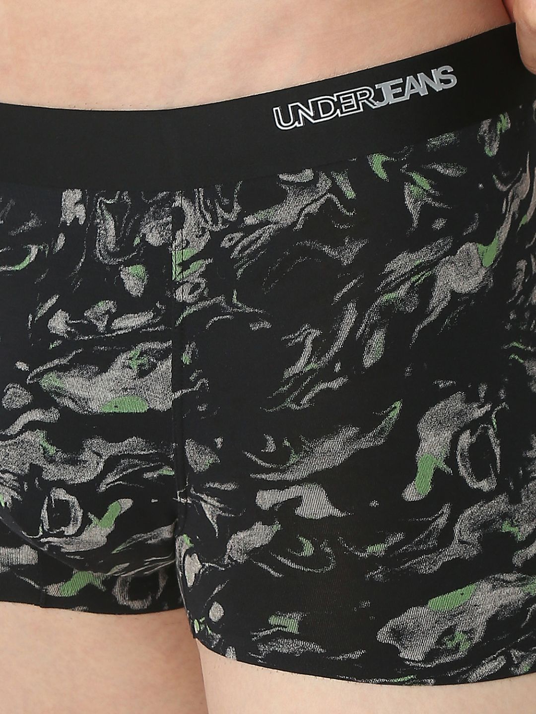 Underjeans Black Regular Fit Trunk