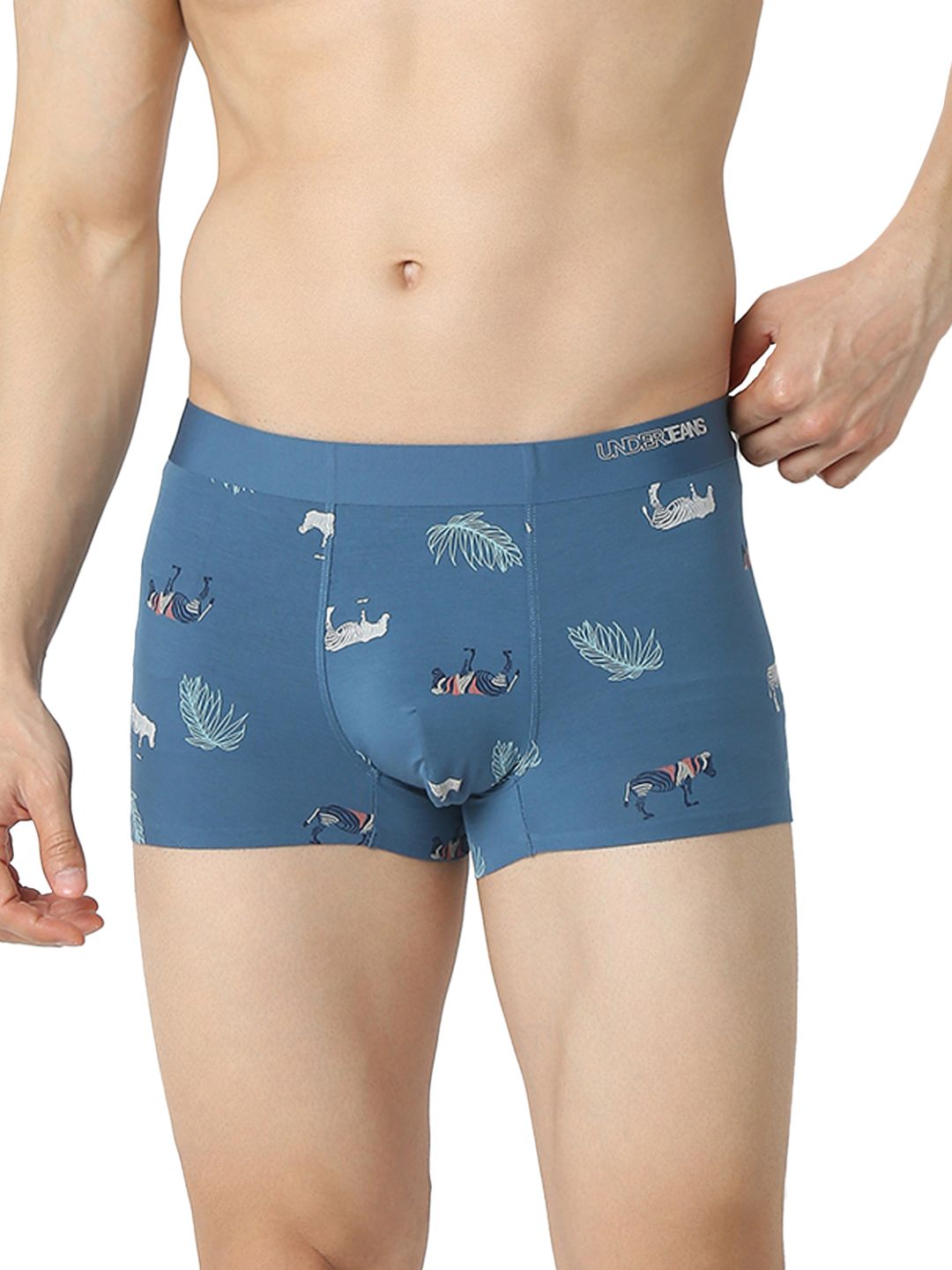 Underjeans Blue Regular Fit Trunk