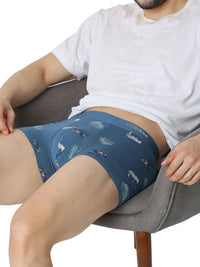 Underjeans Blue Regular Fit Trunk