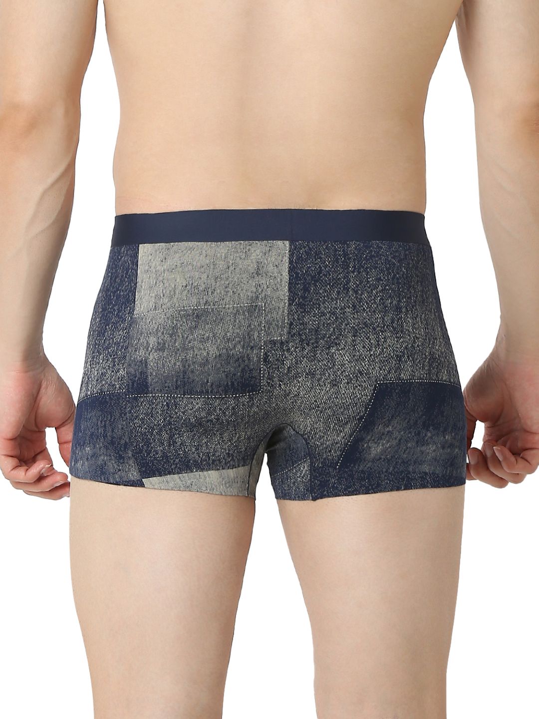 Underjeans By Spykar Men Premium Denim Blue  Trunk