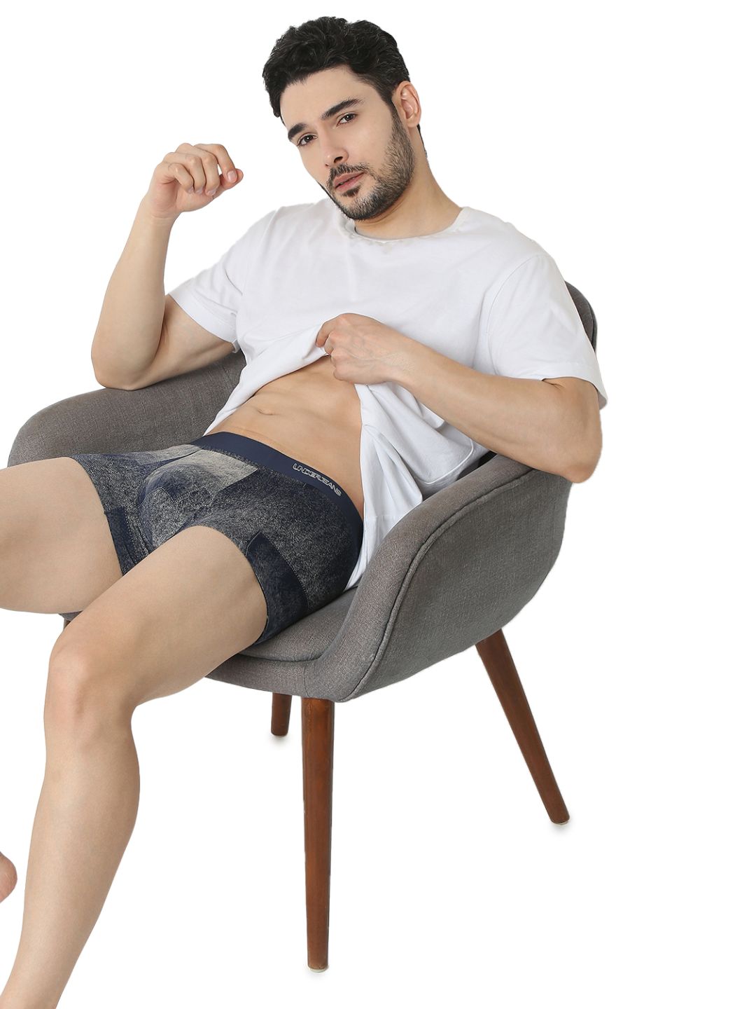 Underjeans Denim Blue Trunk