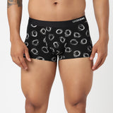 Underjeans Black/OffWhite Modal Blend Trunk
