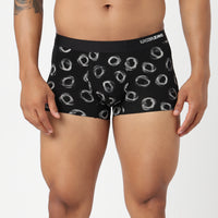 Underjeans Black/OffWhite Modal Blend Trunk