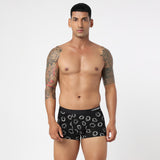 Underjeans Black/OffWhite Modal Blend Trunk