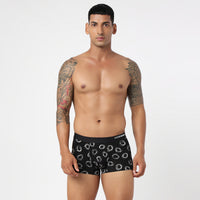 Underjeans Black/OffWhite Modal Blend Trunk