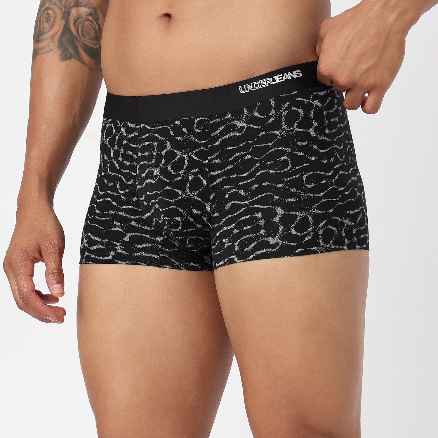 Underjeans Black Modal Blend Trunk