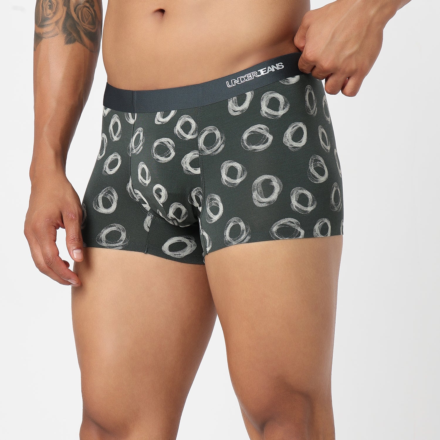 Underjeans Grey Modal Blend Trunk