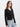 Women T-Shirt Black Slim Fit