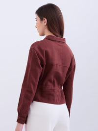 Women Top Brown Regular Fit