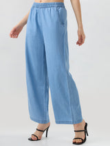 Women Bella Jeans Straight Fit Blue High Rise