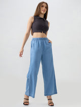 Women Bella Jeans Straight Fit Blue High Rise