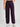 Women Trouser Cargo Fit Red-Violet Mid Rise