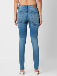 Spykar Women Skinny Fit High-Rise Heavy Fade Cotton Jeans