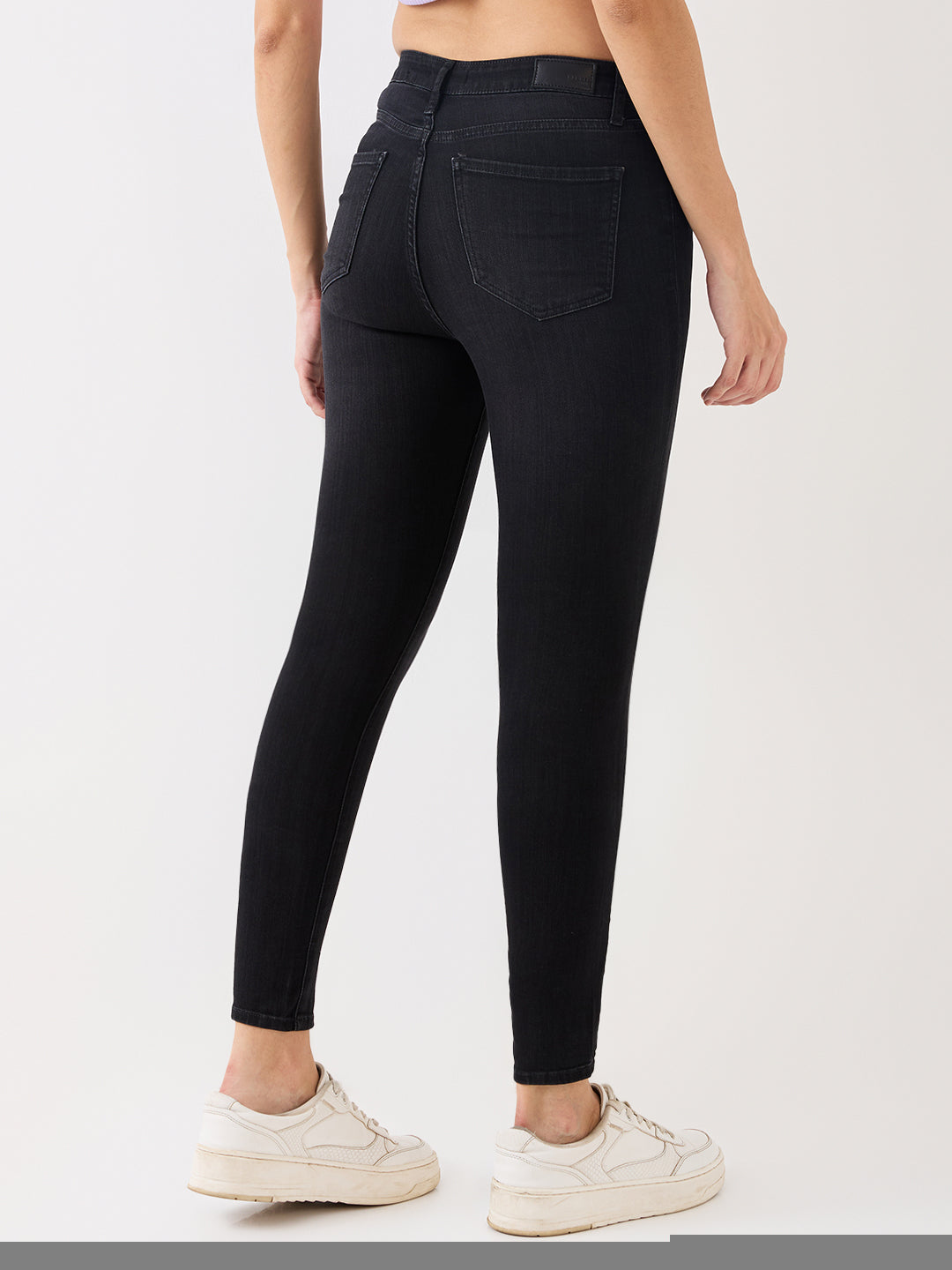Spykar Black High Rise Super Skinny Fit Casual Jeans For Women