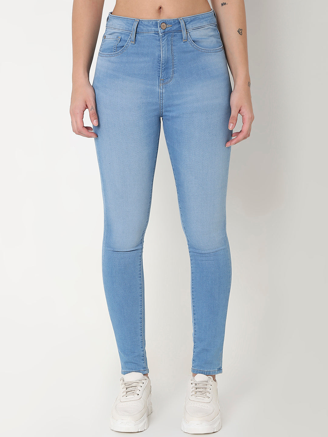 Spykar Women Super Skinny Ankle Leangth Jeans