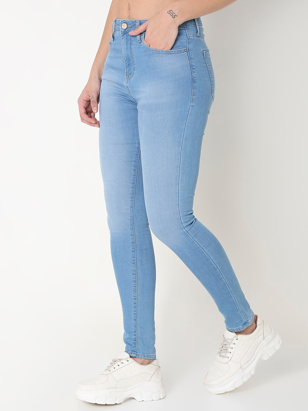 Spykar Women Super Skinny Ankle Leangth Jeans