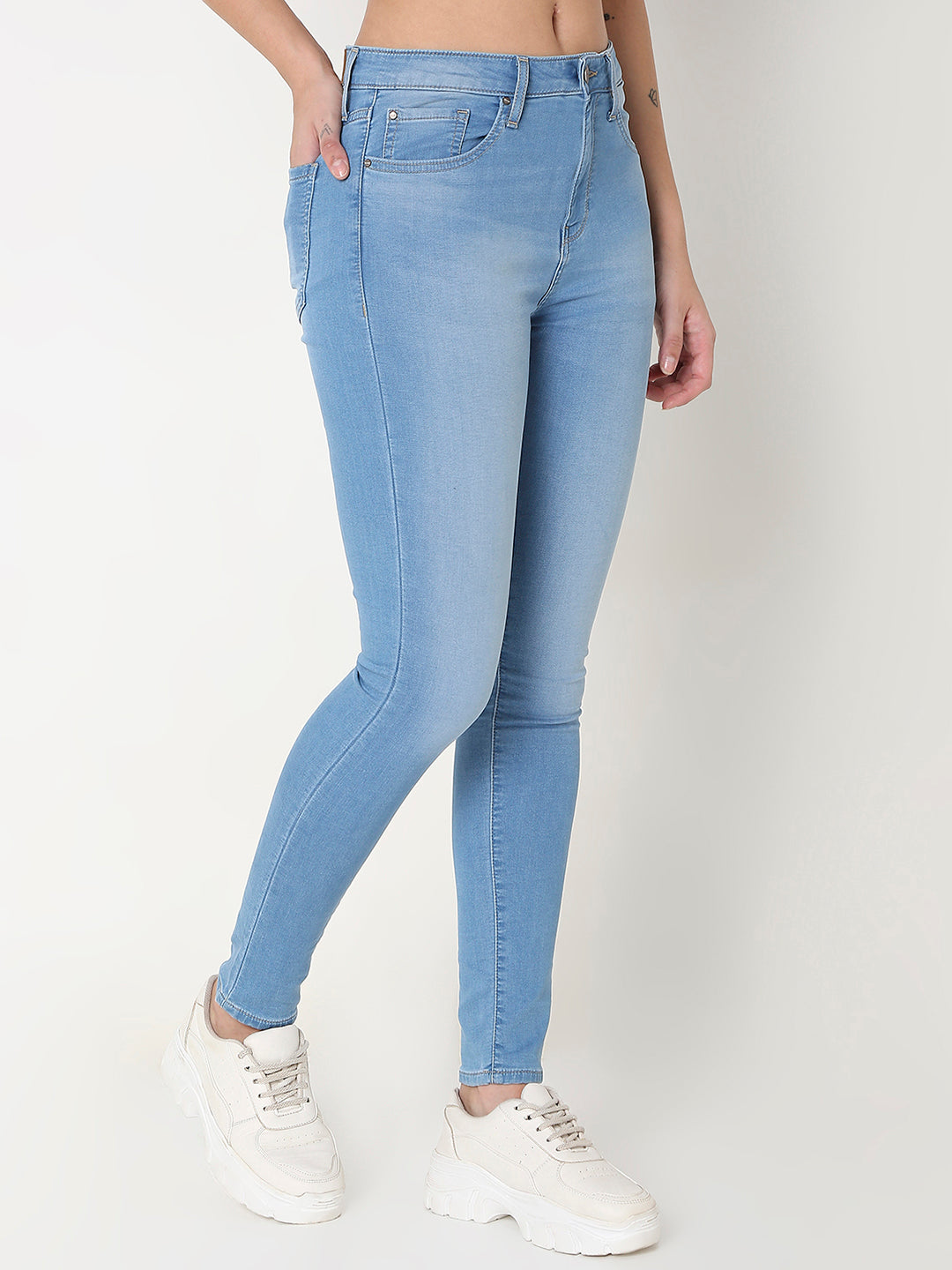 Spykar Women Super Skinny Ankle Leangth Jeans