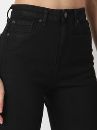 Women Alexa Jeans Super Skinny Fit Black High Rise