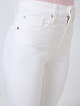Women Alexa Jeans Super Skinny Fit White High Rise