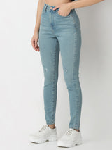 Women Alexa Jeans Super Skinny Fit Blue High Rise