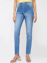 Women Alexa Jeans Super Skinny Fit Light Blue High Rise
