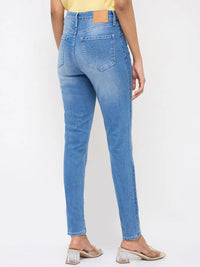 Women Alexa Jeans Super Skinny Fit Light Blue High Rise