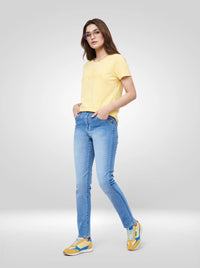 Women Alexa Jeans Super Skinny Fit Light Blue High Rise
