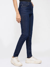 Women Alexa Jeans Super Skinny Fit Dark Blue High Rise