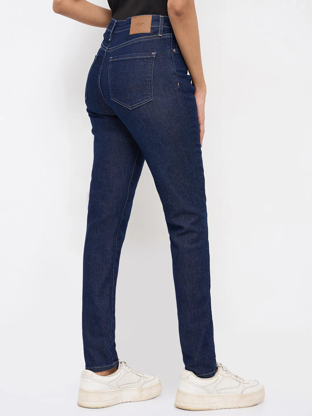 Women Alexa Jeans Super Skinny Fit Dark Blue High Rise