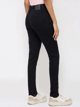 Women Alexa Jeans Super Skinny Fit Black High Rise