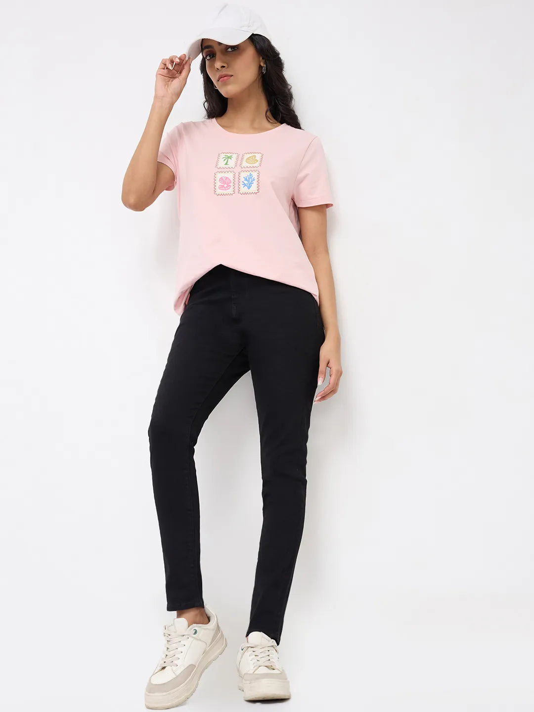 Women Alexa Jeans Super Skinny Fit Black High Rise