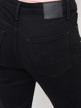 Women Alexa Jeans Super Skinny Fit Black High Rise