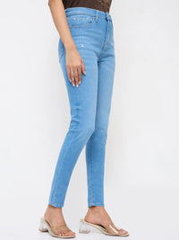 Women Alexa Jeans Super Skinny Fit Light Blue High Rise