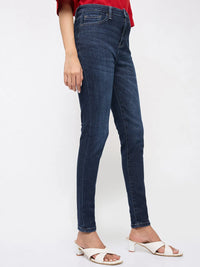 Women Alexa Jeans Super Skinny Fit Dark Blue High Rise