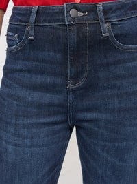 Women Alexa Jeans Super Skinny Fit Dark Blue High Rise