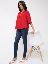 Women Alexa Jeans Super Skinny Fit Dark Blue High Rise