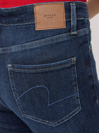 Women Alexa Jeans Super Skinny Fit Dark Blue High Rise