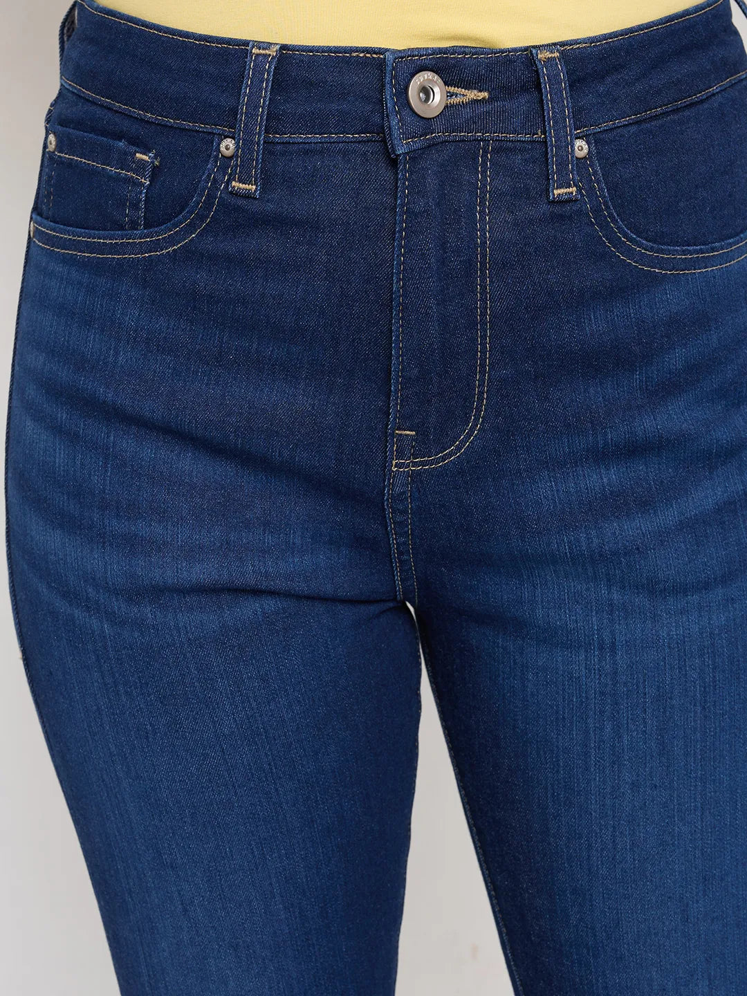 Women Alexa Jeans Super Skinny Fit Dark Blue High Rise