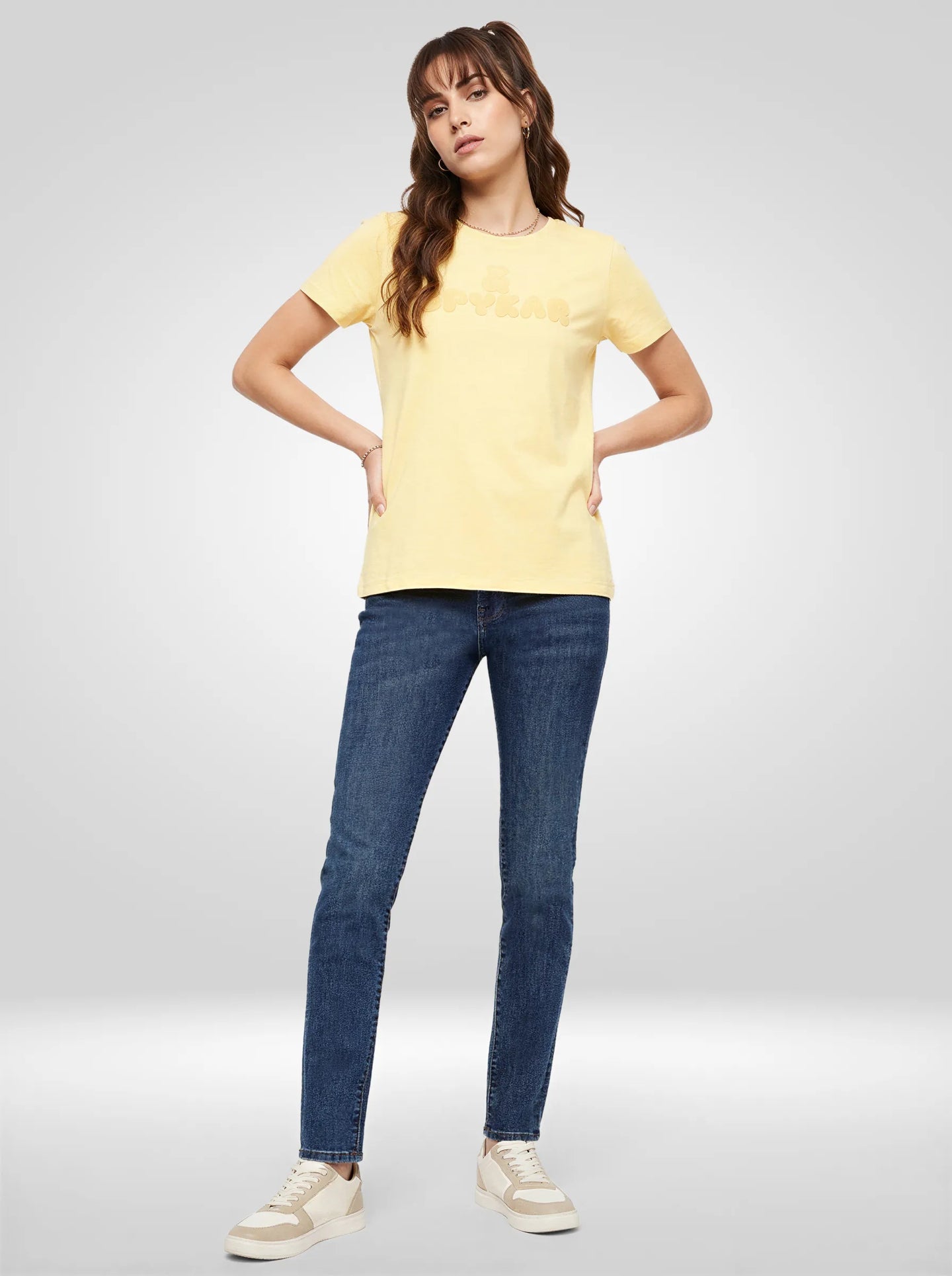 Women Alexa Jeans Super Skinny Fit Vintage Dark Blue High Rise