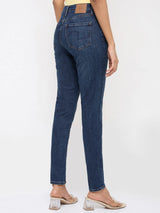 Women Alexa Jeans Super Skinny Fit Vintage Dark Blue High Rise