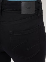 Women Alexa Jeans Super Skinny Fit Jet Black High Rise