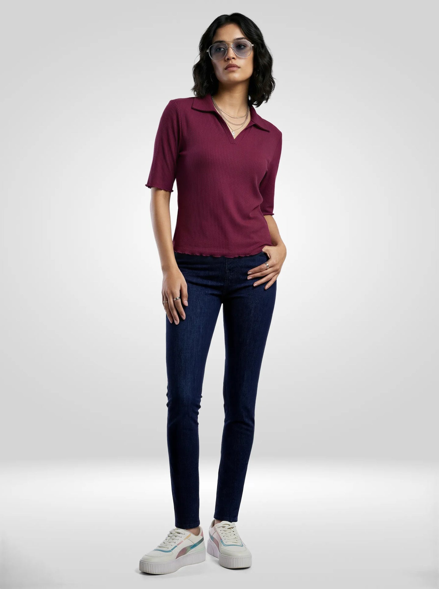 Women Alexa Jeans Super Skinny Fit Blue High Rise