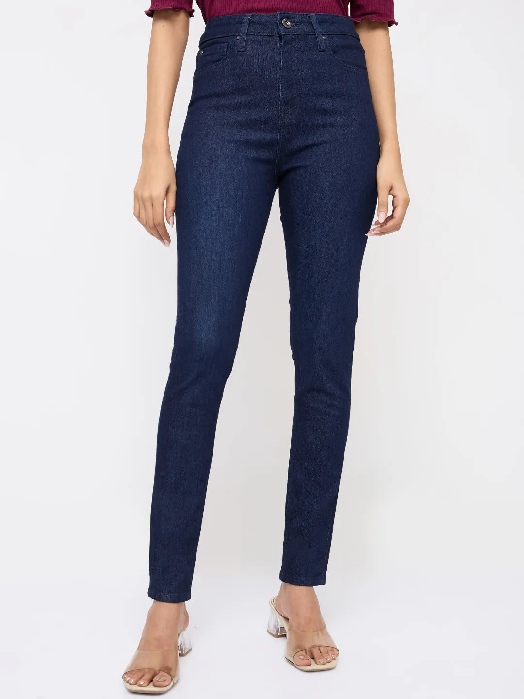 Women Alexa Jeans Super Skinny Fit Blue High Rise