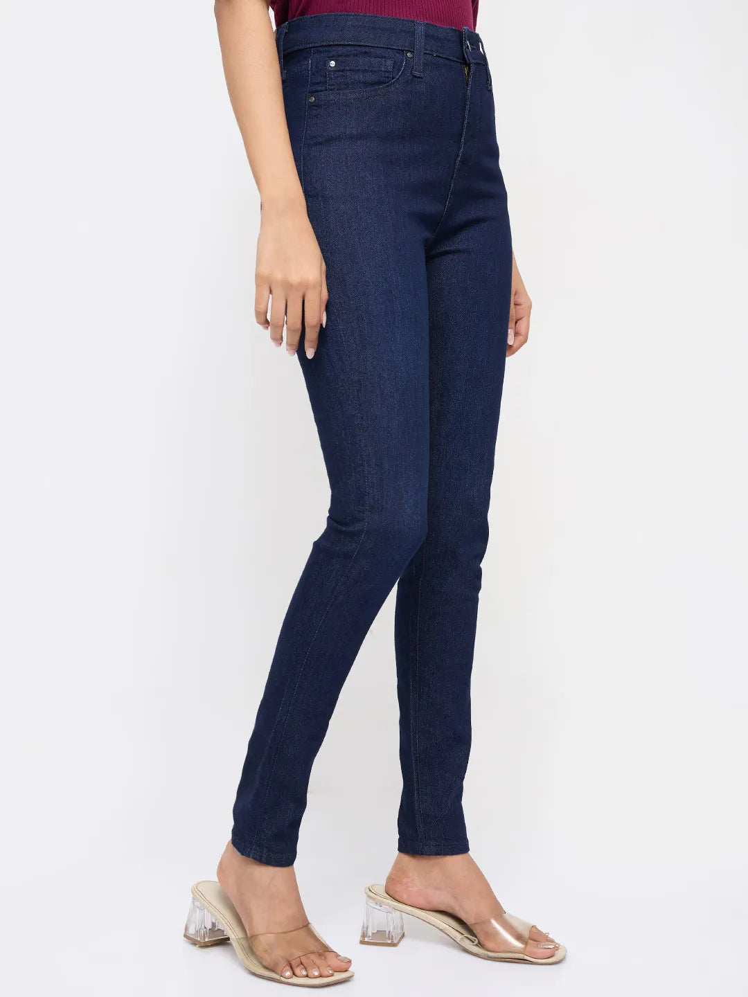 Women Alexa Jeans Super Skinny Fit Blue High Rise